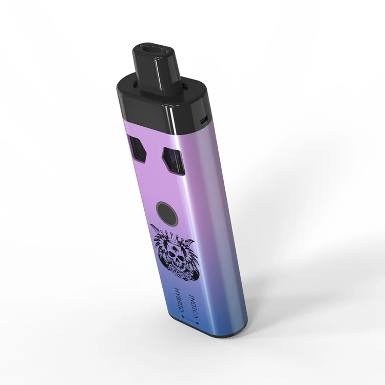 Wholesale Price 2G 4Gram Extracts 2 in One Dual Tank Live Resin THC Vape Pens Empty Device, Preheat & Adjust Voltage Function